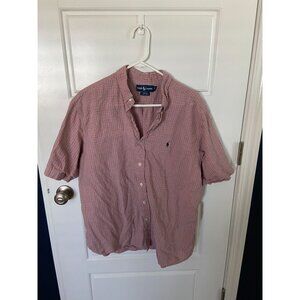 Men's Ralph Lauren Short Sleeve Button Up XL